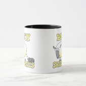Mug boules de moutons saintes drôles démêlant les fils (Centre)