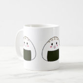 Mug Boules de riz de Kawaii "Onigiri" (Devant gauche)