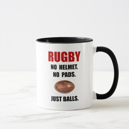 Mug Boules de rugby (Droite)