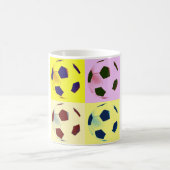 Mug Boules de soccer pop art (Centre)