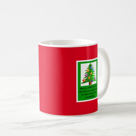 Mug Boules de vasectomie de Noël (Devant droit)