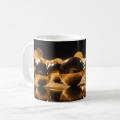 Mug Boules dorées 001 (Devant gauche)