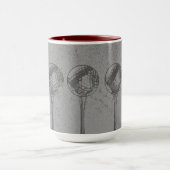 Mug Boules jouantes au golf (Centre)