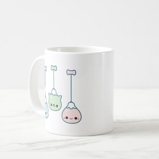 Mug Boules mignonnes de vacances (Devant gauche)