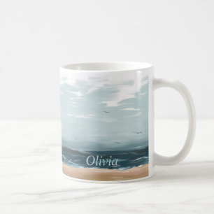 Mug Boules volantes de plage de la mer Stormy
