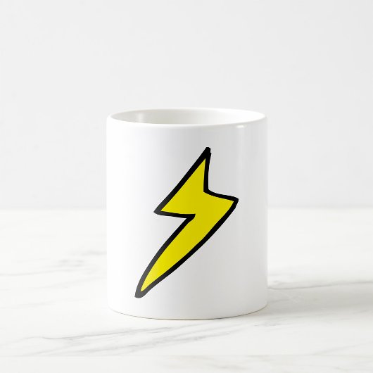 Mug Boulon de foudre jaune