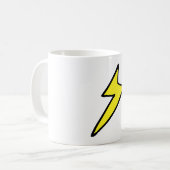 Mug Boulon de foudre jaune (Devant gauche)