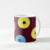 Mug Boulons de rubis : Motif imperméable. (Devant droit)