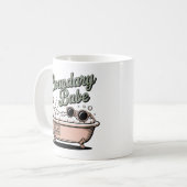 Mug Boundary Babe | Drôle de baignoire aux limites émo (Devant gauche)