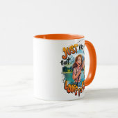 Mug Bountiful Catch : Jeune fille avec du poisson et l (Devant droit)