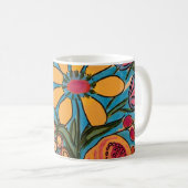 Mug Bouquet Boho Big Yellow Blooms (Devant droit)