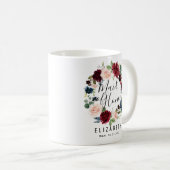 Mug Bouquet Bourgogne | Maid of Honor (Devant droit)