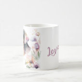 Mug Bouquet Dachshund et fleurs (Centre)