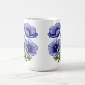 Mug Bouquet d'anémones violettes (Centre)