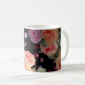 Mug Bouquet d'aquarelle fleurs avec haricot (Devant droit)