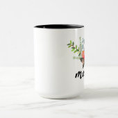 Mug bouquet d'aquarelle mum (Centre)