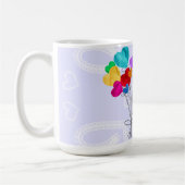 Mug Bouquet de ballons en papier coeur (Gauche)