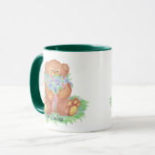 Mug Bouquet De Bouquet Petit Teddy Fleurs Florales (Devant gauche)