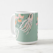 Mug Bouquet de citrouilles squelettes Halloween  (Devant gauche)