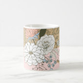 Mug Bouquet de colorbloc moderne (Centre)