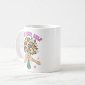 Mug Bouquet de crâne Vous aimez Valentine Retro Rose (Devant gauche)