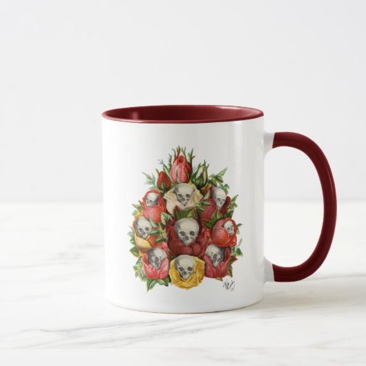 Mug Bouquet de crânes (Droite)