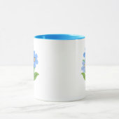 Mug Bouquet de fleurs bleues (Centre)