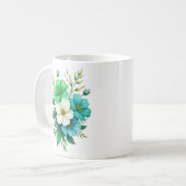 Mug Bouquet de fleurs bleues blanches-57453 (Devant gauche)