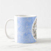 Mug Bouquet de fleurs bleues Réserver (Gauche)
