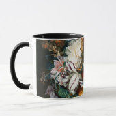 MUG BOUQUET DE FLEURS DANS UNE URNE NOIRE (Gauche)