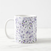 Mug Bouquet de fleurs d'aquarelle hydrangée. café mu (Gauche)