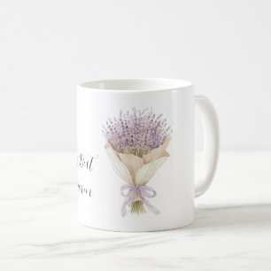 Mug Bouquet de fleurs de lavande La vie est un rêve