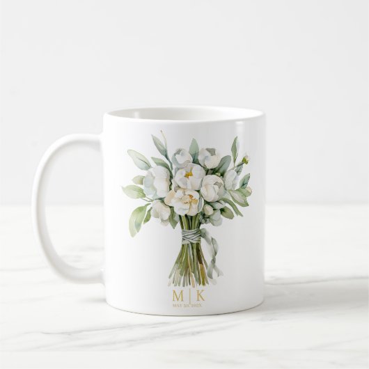 Mug Bouquet de fleurs de mariage (Gauche)