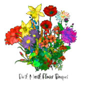 Mug Bouquet de fleurs du mois de naissance