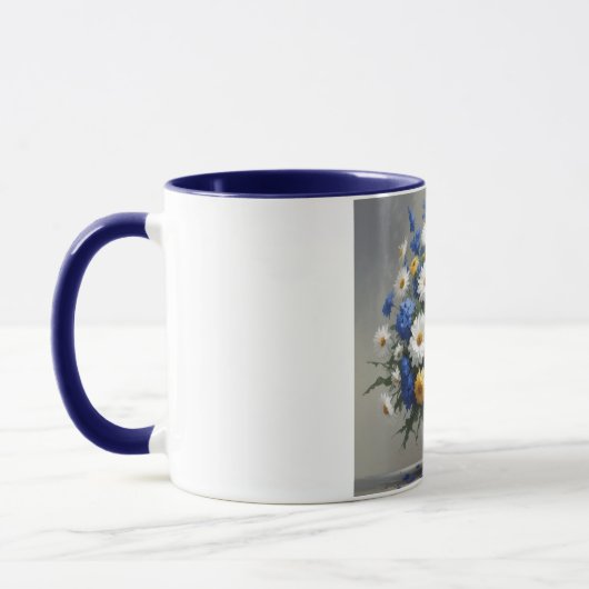 Mug Bouquet de fleurs Elégante aquarelle (Gauche)