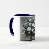 Mug Bouquet de fleurs Elégante aquarelle (Devant gauche)