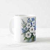 Mug Bouquet de fleurs Elégante aquarelle (Devant gauche)