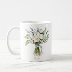 Mug Bouquet de fleurs Mariages aquarelles