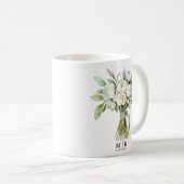 Mug Bouquet de fleurs Mariages aquarelles (Devant droit)