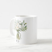 Mug Bouquet de fleurs Mariages aquarelles (Devant gauche)