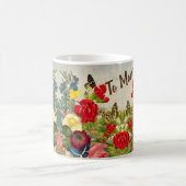 Mug Bouquet de fleurs pour maman (Centre)