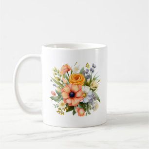 Mug Bouquet de fleurs printanières Clipart-92390