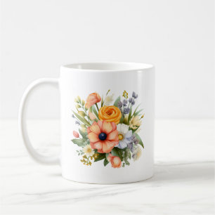 Mug Bouquet de fleurs printanières Clipart-92390