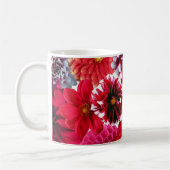 Mug Bouquet de fleurs rouges (Gauche)