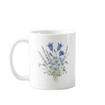 Bouquet de fleurs sauvages bleues