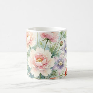 Mug Bouquet de fleurs sauvages de jardin de campagne à