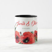 Mug Bouquet de fleurs sauvages Faire-part de mariage (Centre)