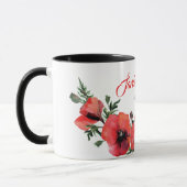Mug Bouquet de fleurs sauvages Faire-part de mariage (Gauche)