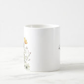 Mug Bouquet de fleurs sauvages séchées calligraphiées (Centre)