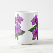 Mug Bouquet de fleurs violettes (Centre)